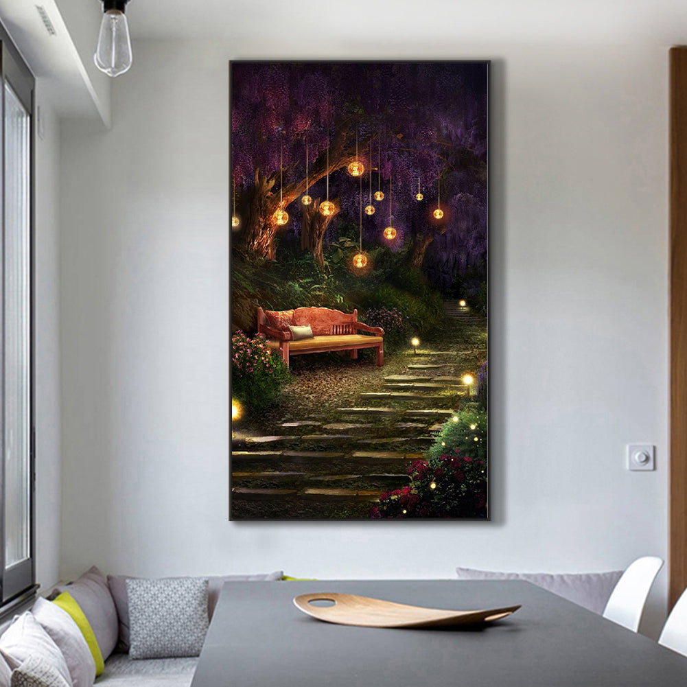 Quiet Path - Full Round Drill Diamond Painting 45*80CM