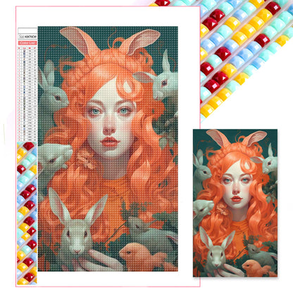 Beauty And Pets - Full Square Drill Diamond Painting 40*70CM