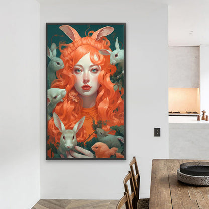 Beauty And Pets - Full Square Drill Diamond Painting 40*70CM
