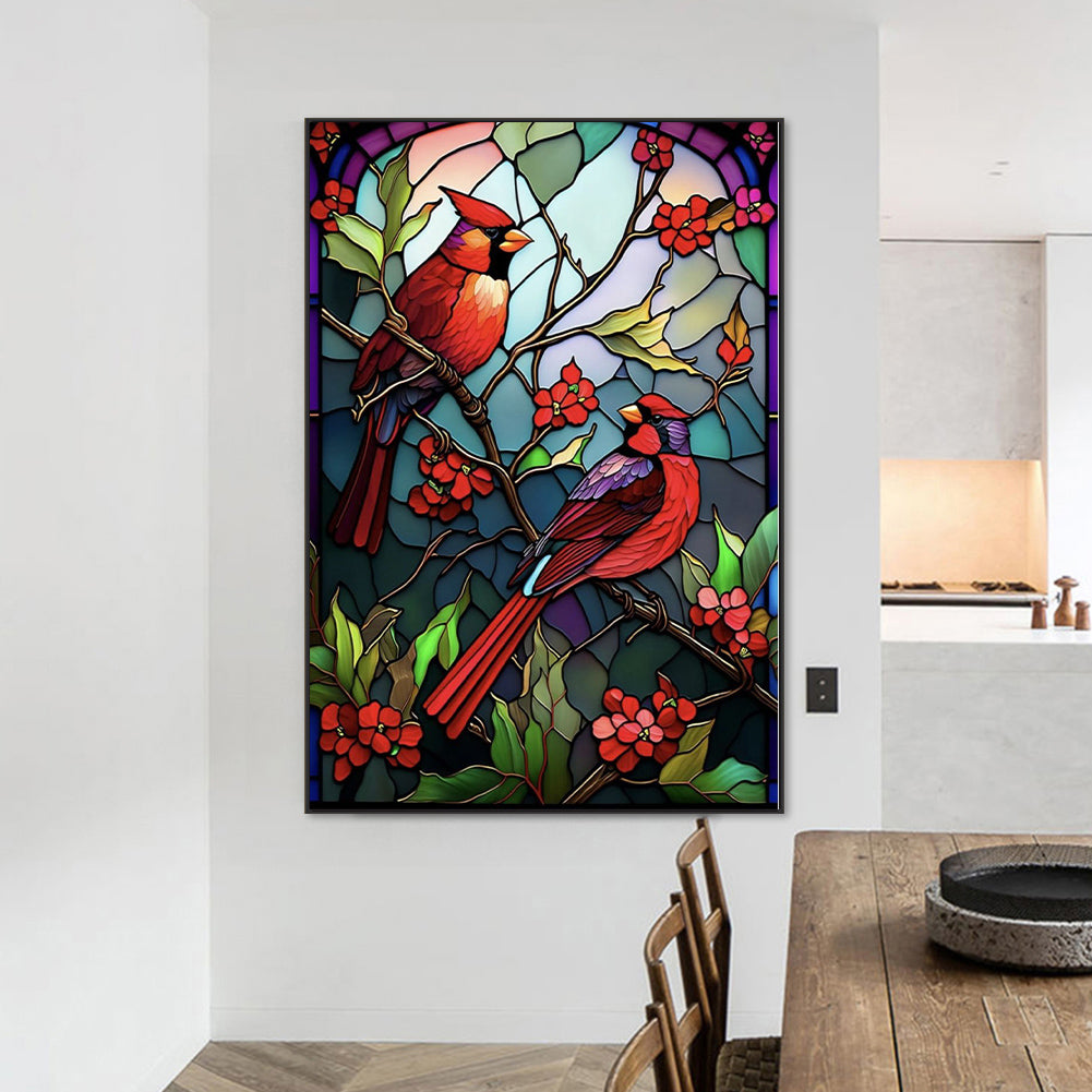 Cardinal - Full Round Drill Diamond Painting 50*70CM