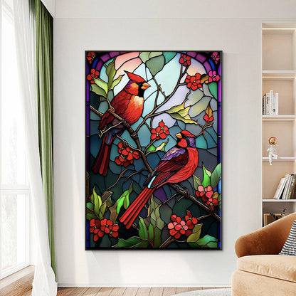 Cardinal - Full Round Drill Diamond Painting 50*70CM