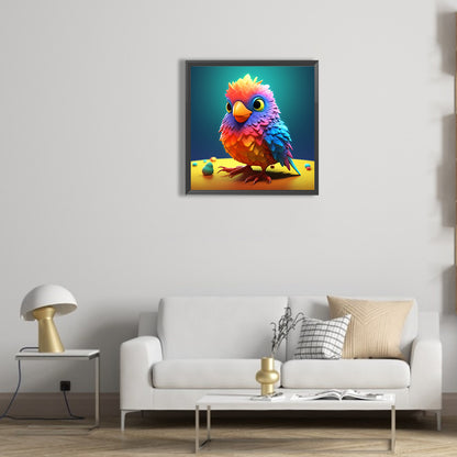 Colorful Parrot - Full Round Drill Diamond Painting 30*30CM