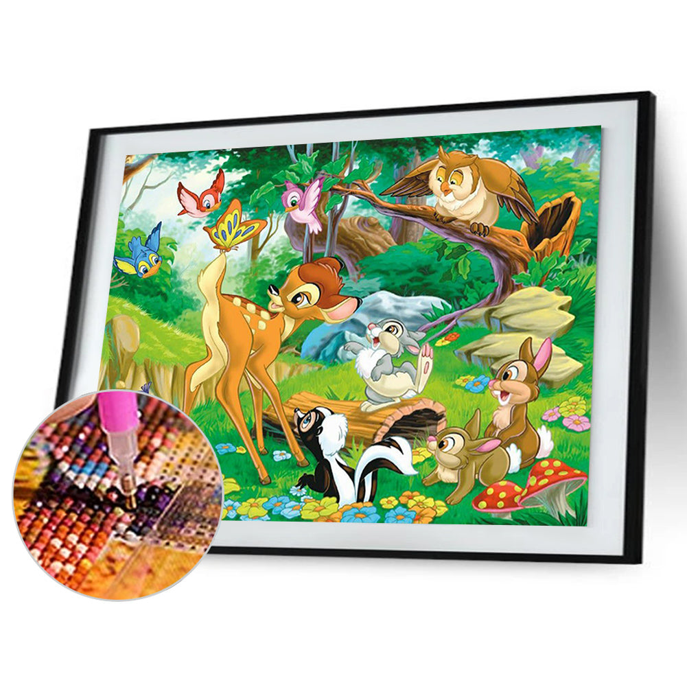 Fauna - Full Round Drill Diamond Painting 40*30CM