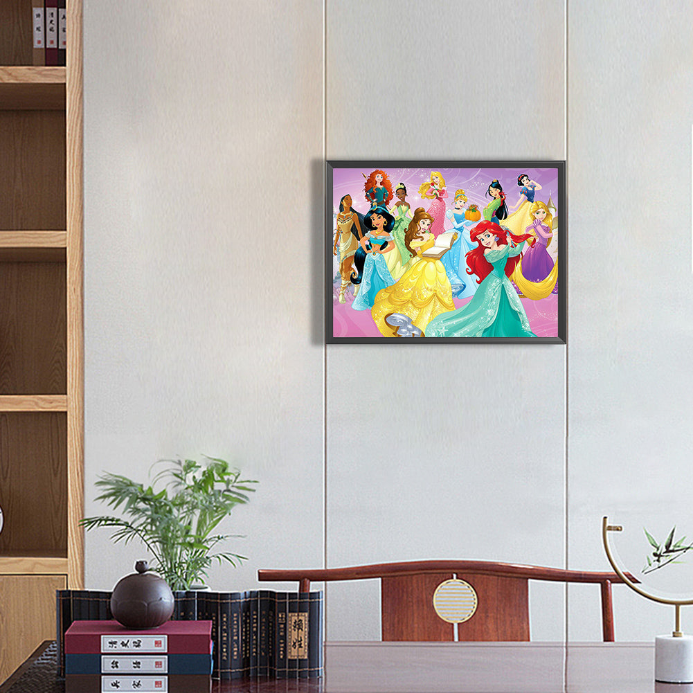 Princess Collection - Full Round Drill Diamond Painting 40*30CM