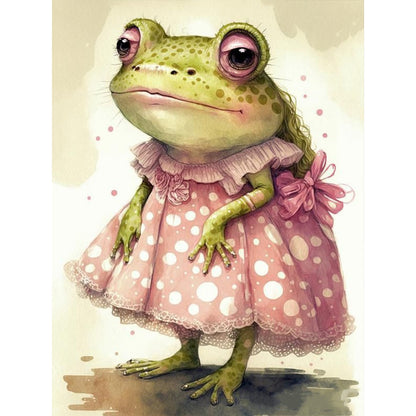 Frog - Full Round Drill Diamond Painting 30*40CM