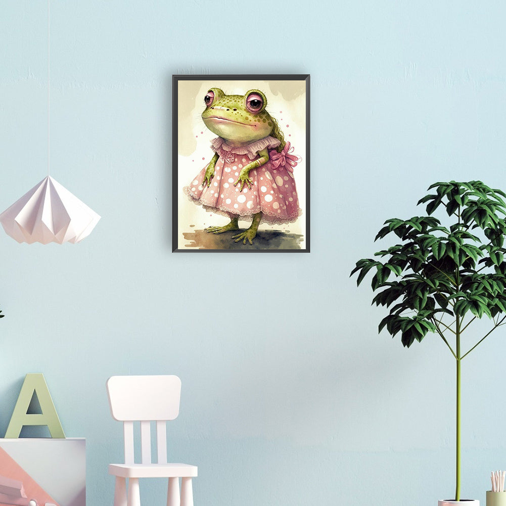 Frog - Full Round Drill Diamond Painting 30*40CM