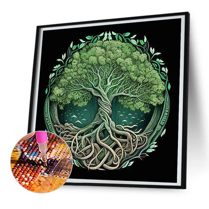 Life Tree - Full Round Drill Diamond Painting 30*30CM