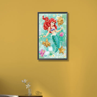 Mermaid Princess - Full Round Drill Diamond Painting 30*50CM