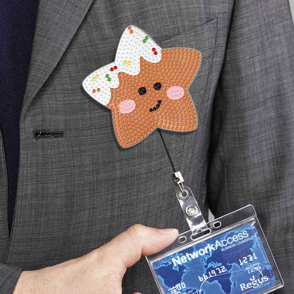 Cute Badge Clip Cartoon ID Card Holders Owl Badge Holder for Office Doctor Nurse