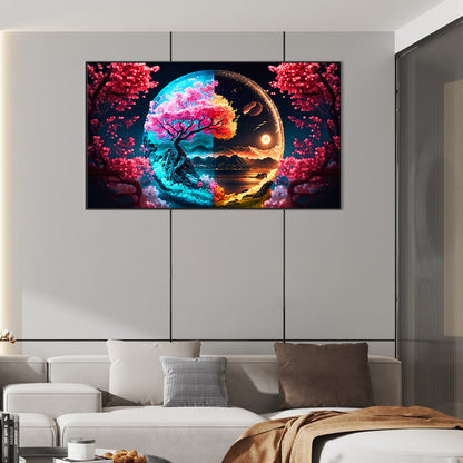 Night View - Full Round Drill Diamond Painting 70*40CM