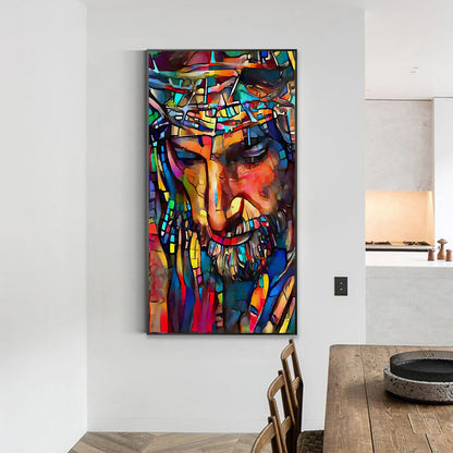 Virgin Jesus - Full Round Drill Diamond Painting 40*70CM