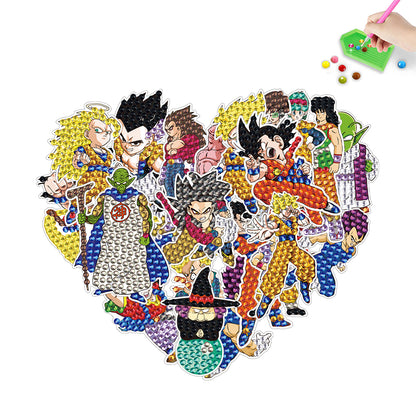 DIY Child Stickers Toy Creative Diamond Art Mosaic Sticker Cartoon Gift for Kids