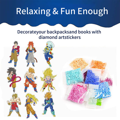 DIY Child Stickers Toy Creative Diamond Art Mosaic Sticker Cartoon Gift for Kids