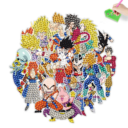 DIY Child Stickers Toy Creative Diamond Art Mosaic Sticker Cartoon Gift for Kids