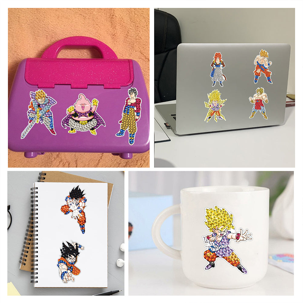 DIY Child Stickers Toy Creative Diamond Art Mosaic Sticker Cartoon Gift for Kids