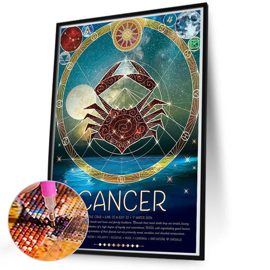 Chinese Zodiac - Cancer - Full Round Drill Diamond Painting 50*70cm