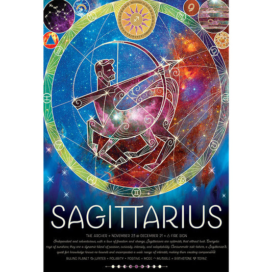 Zodiac - Sagittarius - Full Round Drill Diamond Painting 50*70cm