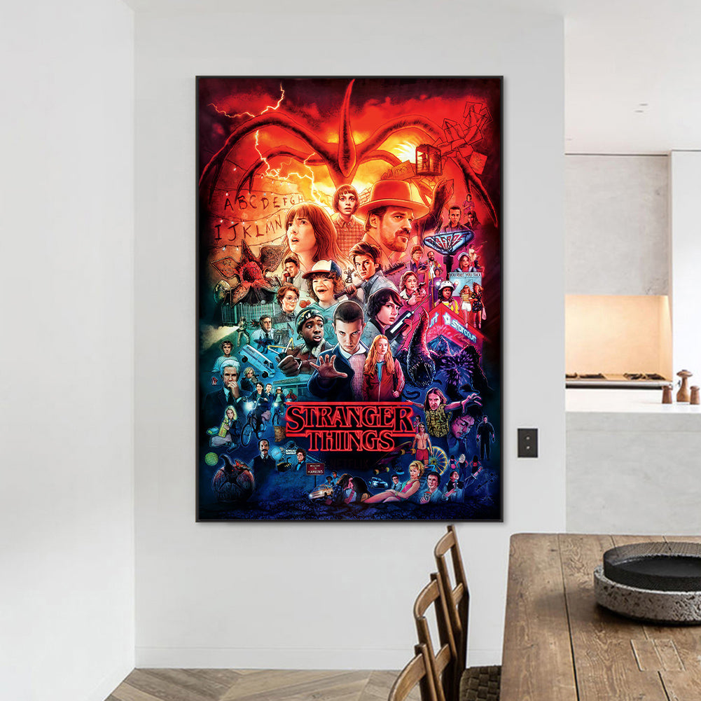 Strange Things - Full Round Drill Diamond Painting 50*70cm