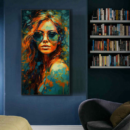 Woman - Full Round Drill Diamond Painting 45*80CM