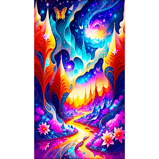 Different World - Full Round Drill Diamond Painting 40*70CM