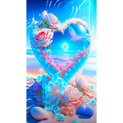 Seaside Love - Full Round Drill Diamond Painting 40*70CM