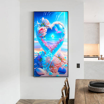 Seaside Love - Full Round Drill Diamond Painting 40*70CM