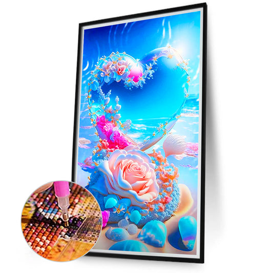 Seaside Love - Full Round Drill Diamond Painting 40*70CM