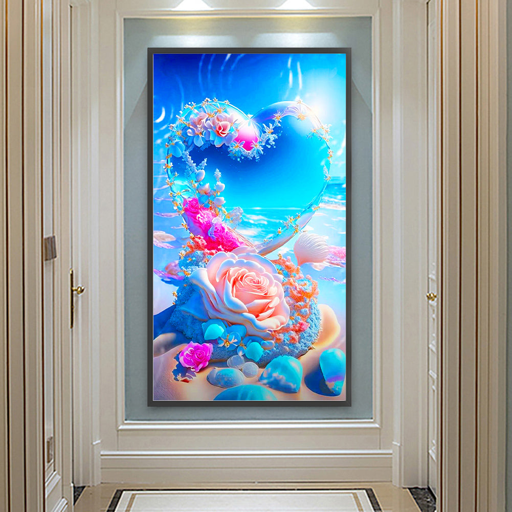Seaside Love - Full Round Drill Diamond Painting 40*70CM
