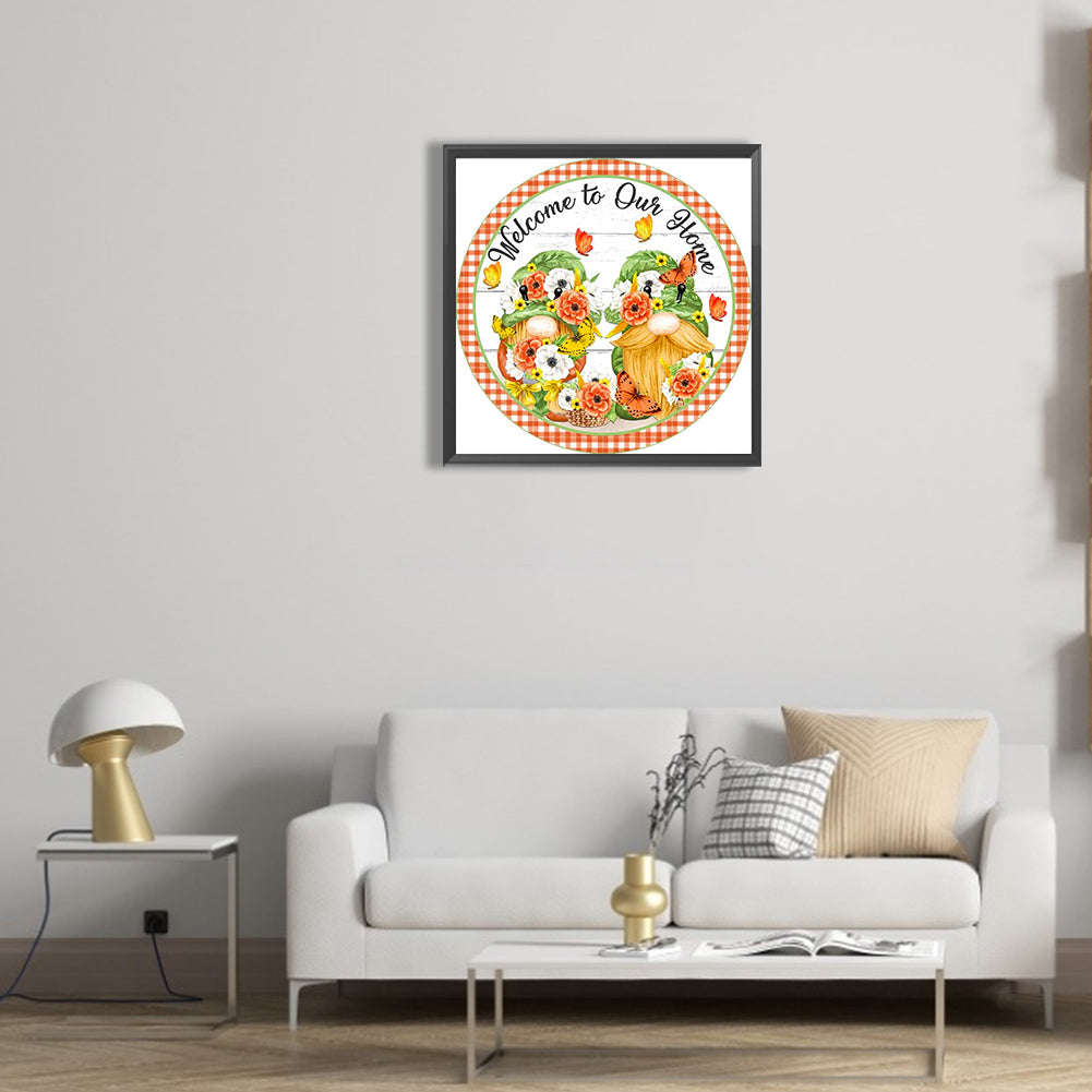 Lei Gnome - Full Round Drill Diamond Painting 30*30CM