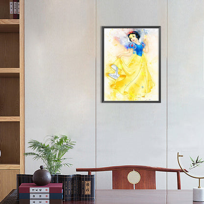 Painted Snow White - Full Round Drill Diamond Painting 30*40CM
