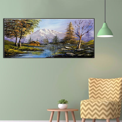Towns By The Coast - Full Square Drill Diamond Painting 70*30CM