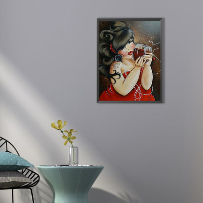 Fat Woman - Full Round Drill Diamond Painting 40*50CM