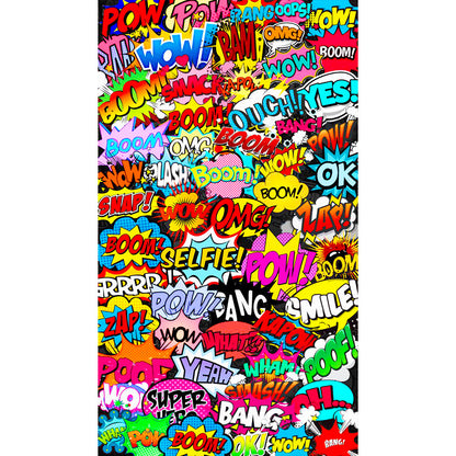 Cartoon Sound Effects - Full Round Drill Diamond Painting 40*70CM