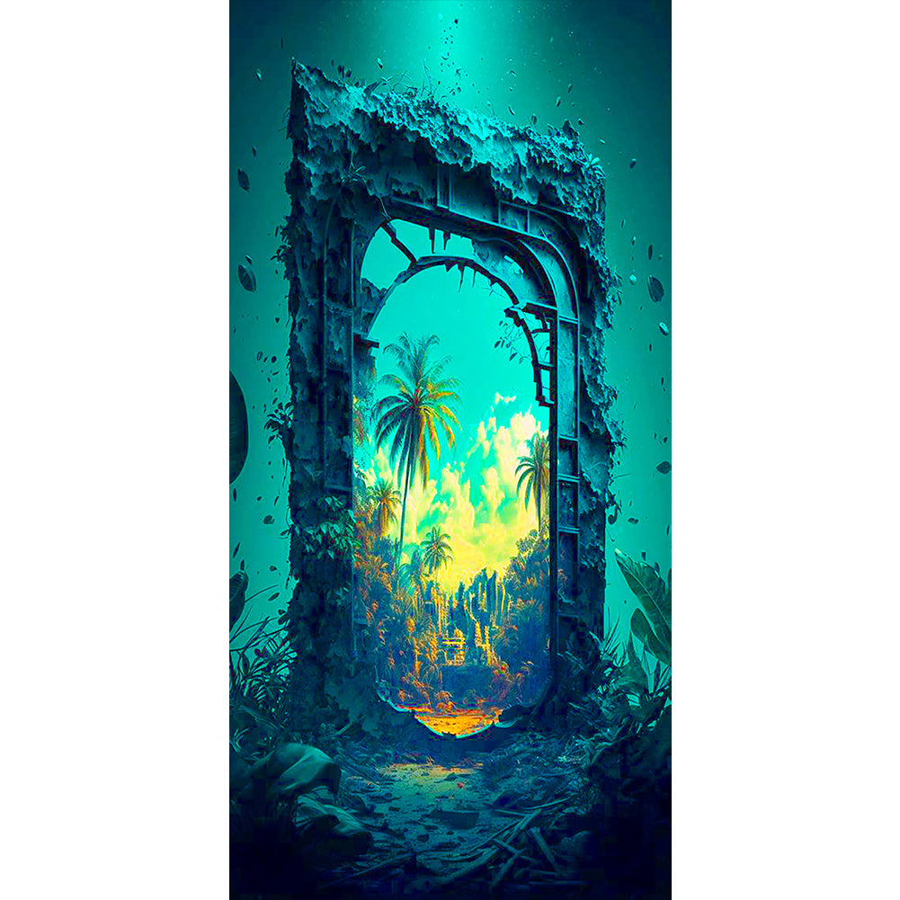 Gate To Another World - Full Round Drill Diamond Painting 40*80CM