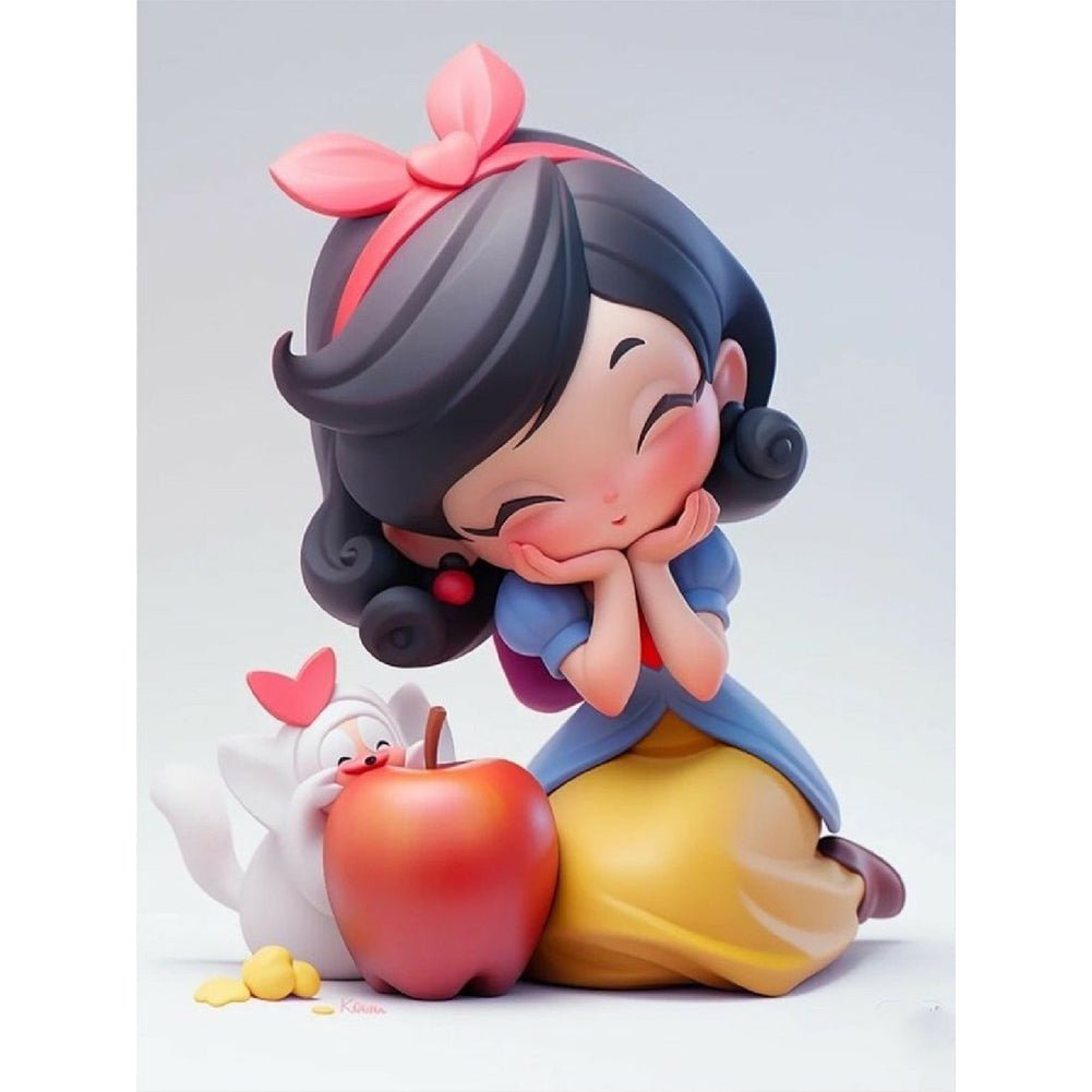 Snow White - Full Round Drill Diamond Painting 30*40CM