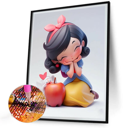 Snow White - Full Round Drill Diamond Painting 30*40CM