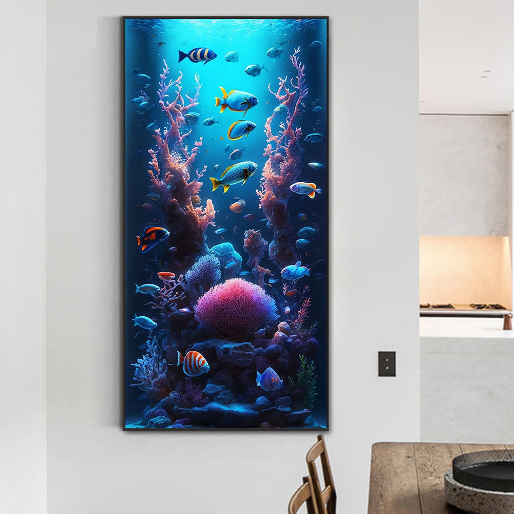 The Underwater World - Full Round Drill Diamond Painting 40*80CM