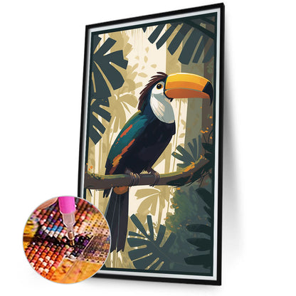 Toucan - Full Round Drill Diamond Painting 40*70CM