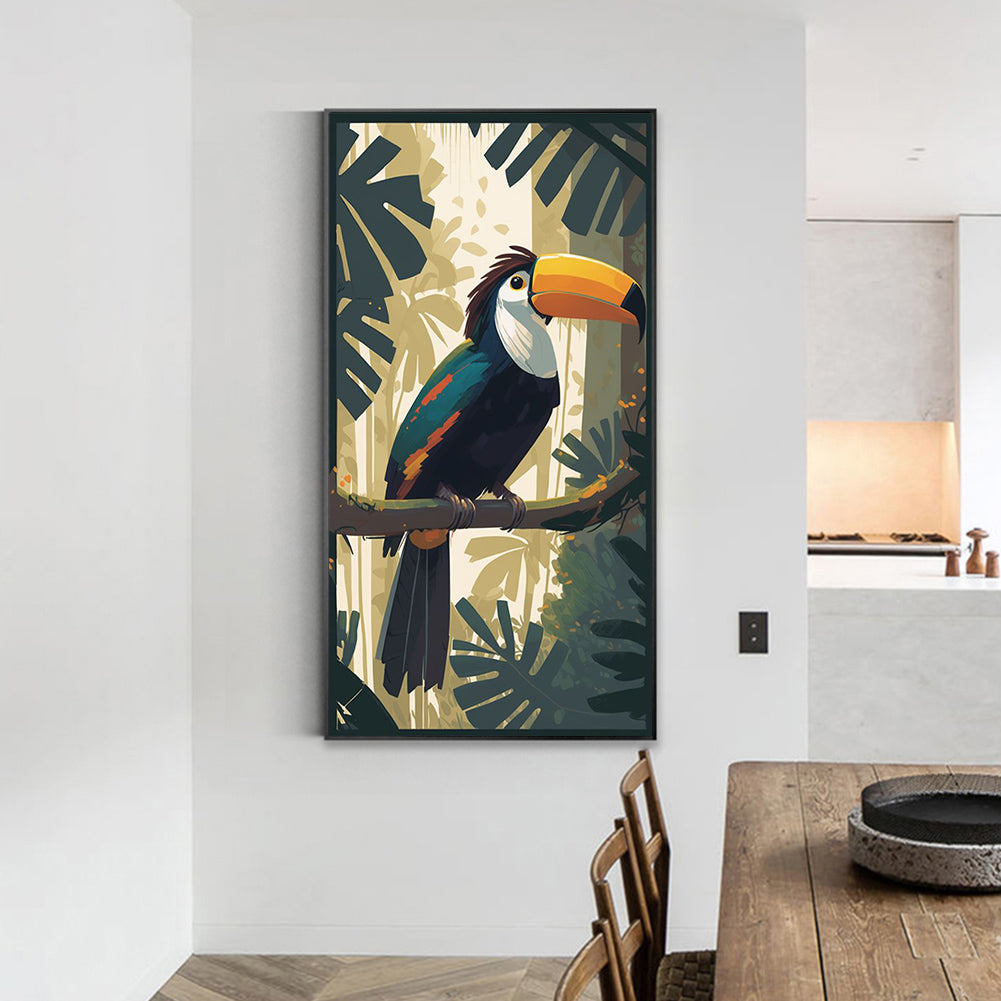 Toucan - Full Round Drill Diamond Painting 40*70CM