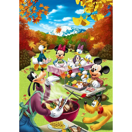 Mickey Mouse Party - Full Round Drill Diamond Painting 50*70CM
