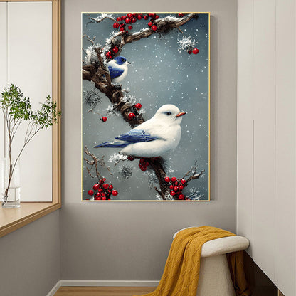 White Dove - Full Round Drill Diamond Painting 40*60CM