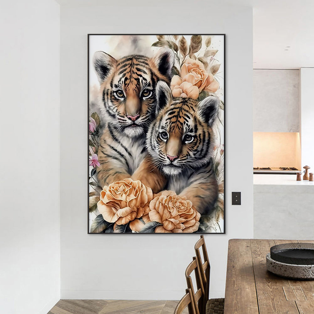 Little Tiger - Full Round Drill Diamond Painting 50*70CM