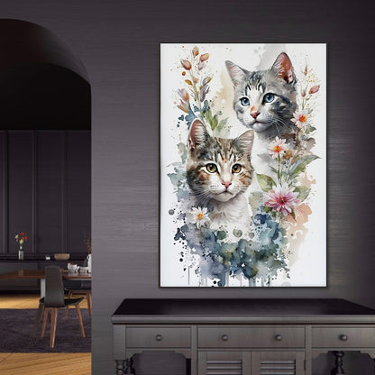 Kitten - Full Round Drill Diamond Painting 50*70CM