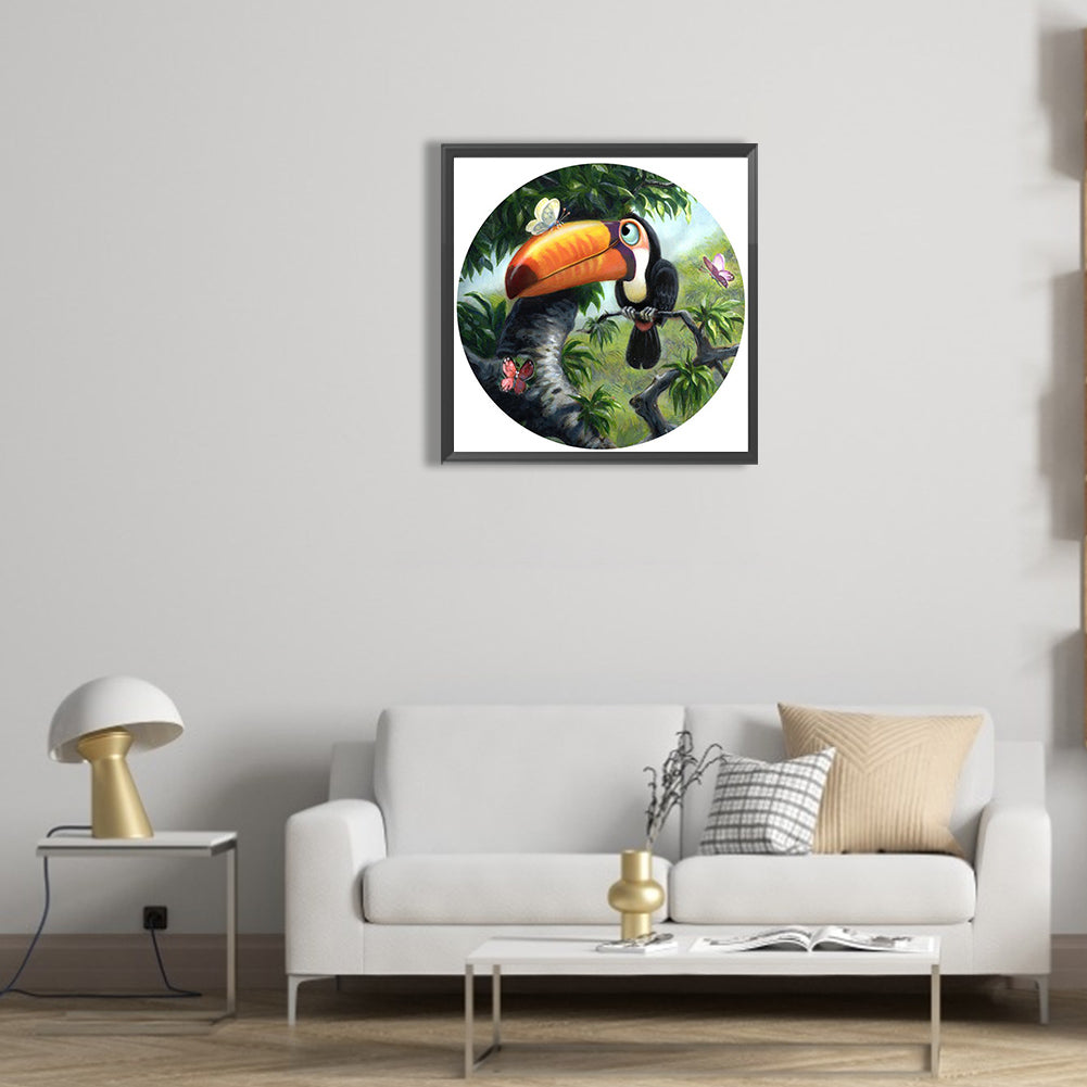 Toucan - Full Round Drill Diamond Painting 30*30CM