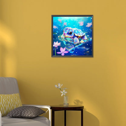Little Turtle - Full Round Drill Diamond Painting 30*30CM