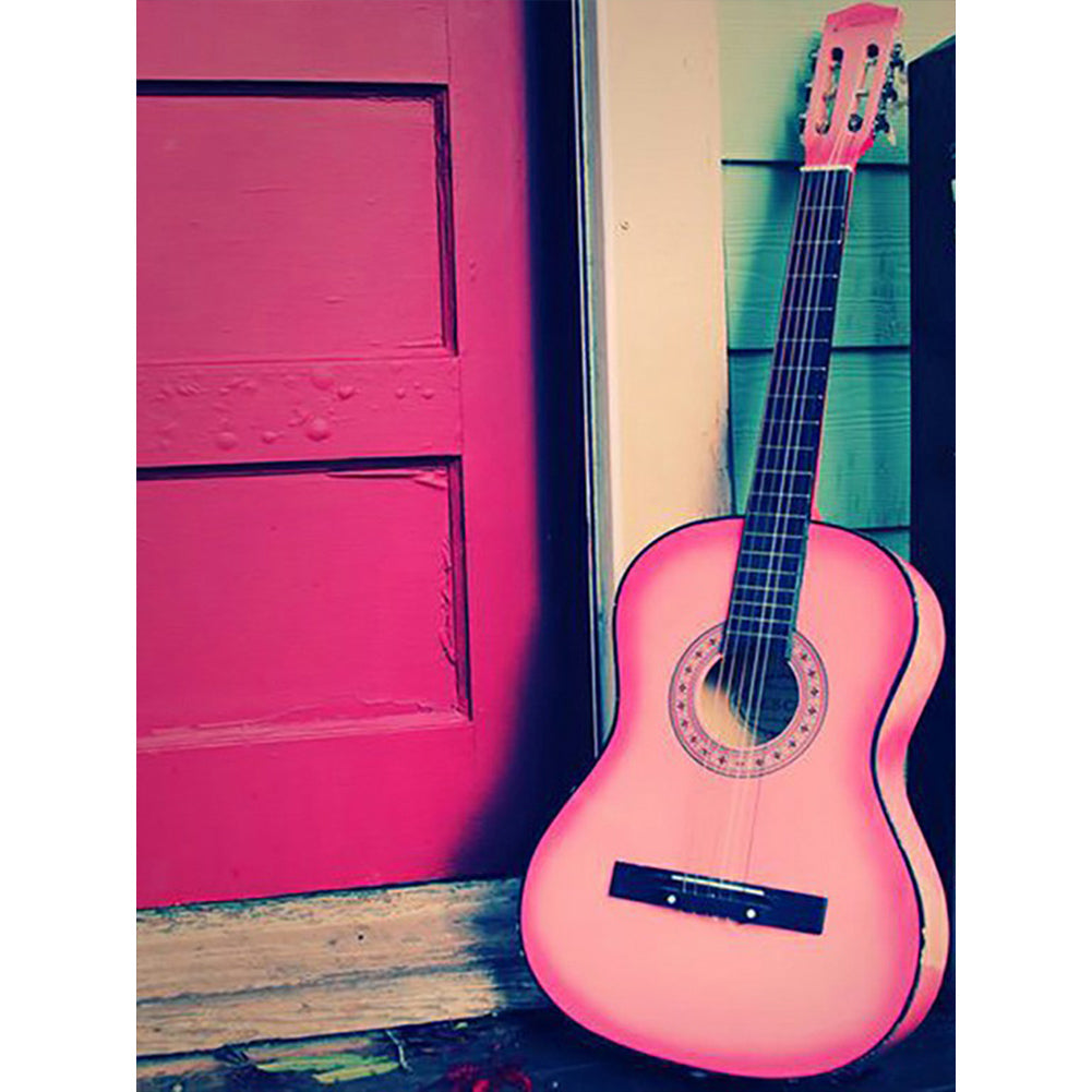 Guitar - Full Round Drill Diamond Painting 30*40CM