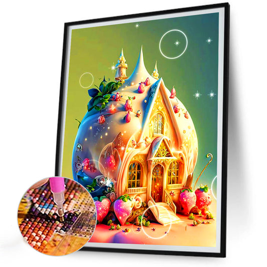Dessert House - Full Round Drill Diamond Painting 30*40CM