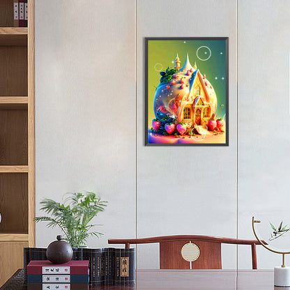 Dessert House - Full Round Drill Diamond Painting 30*40CM