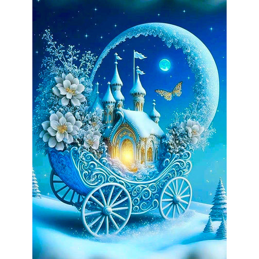 Sled - Full Round Drill Diamond Painting 30*40CM