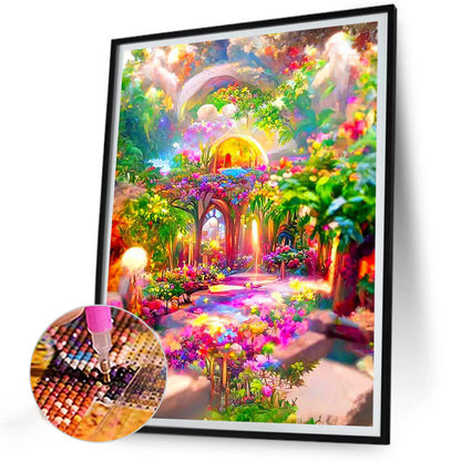 Quiet Lane - Full Round Drill Diamond Painting 30*40CM